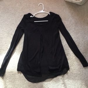 Express split back sweater